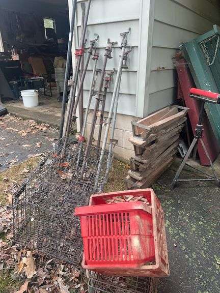 Pipe Clamps, Saw Horses, Crates, Cage, Material Handler, Spud Bar
