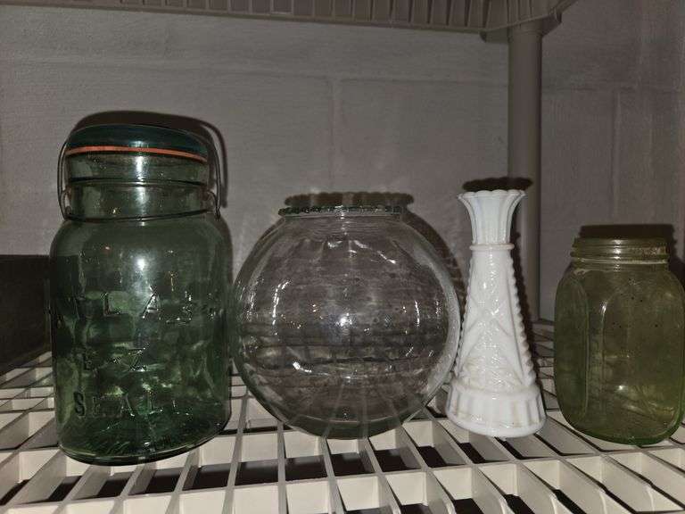 Jars and vase