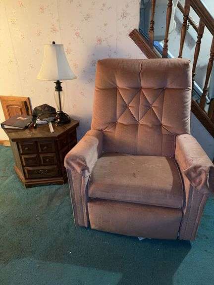 Two Chairs and End Table