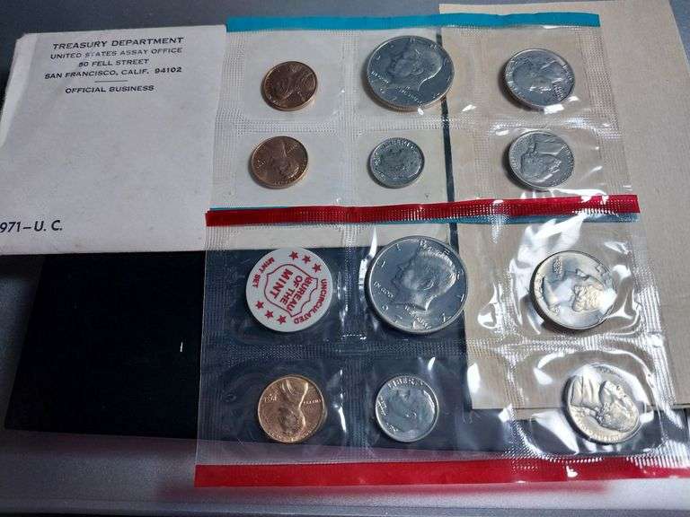 United States Proof Set 1971 - U.C. (Is NOT Tax Exempt)