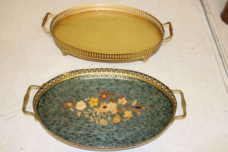 Brass Bar Trays