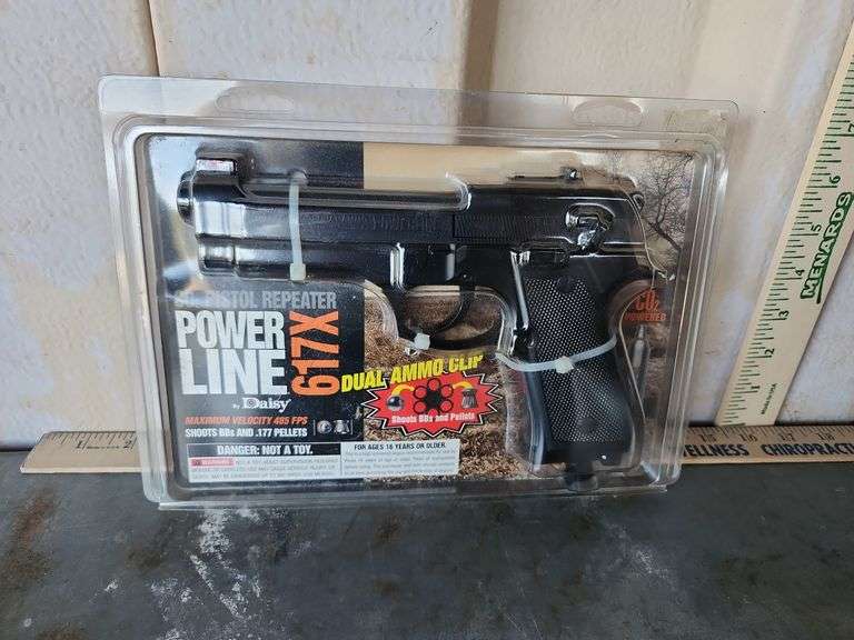 Powerline 617X Co2 .177 Caliber Semi-Auto By Daisy Pistol Repeater