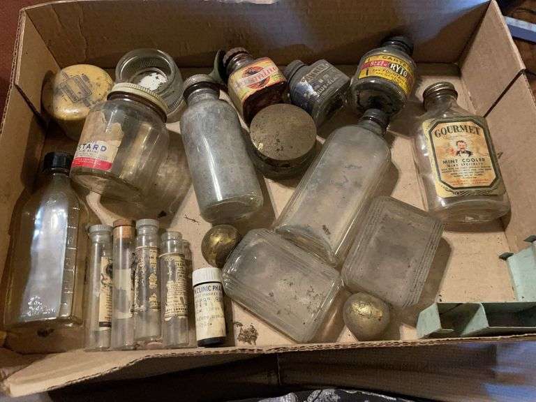 Bottles, Inkwells, & Pharmacy Bottles