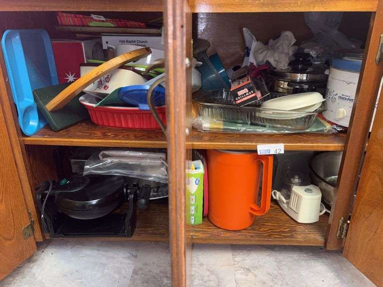 Contents of Bottom Cabinets