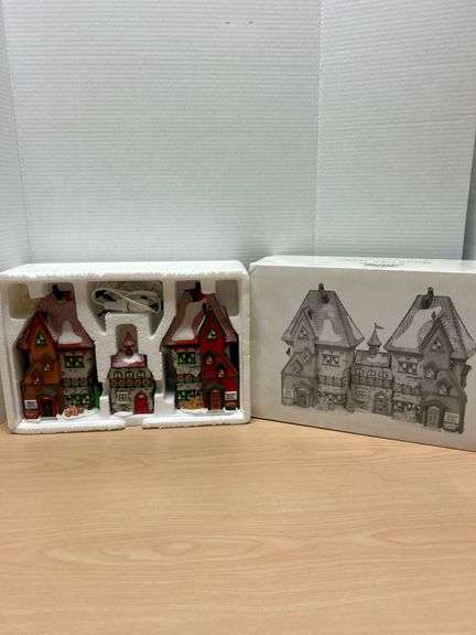 Heritage Village Collection North Pole Series Handpainted Porcelain Set