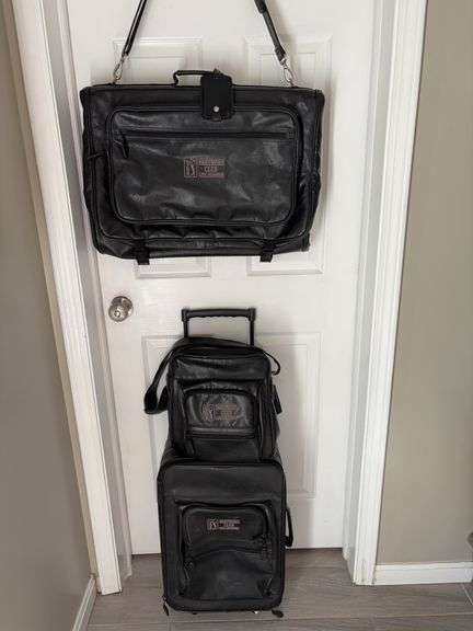3 Piece Leather Luggage “Partners Club” PGA Tour