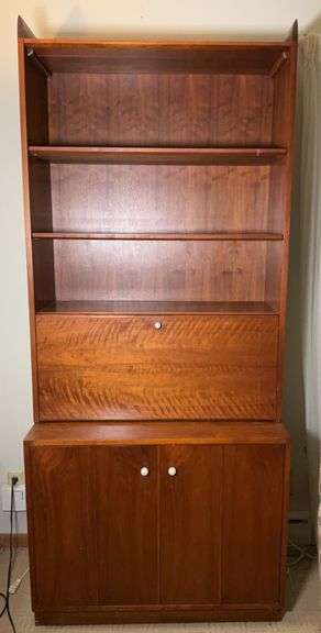 Two-Piece Secretary, Cupboard Combination