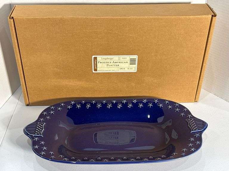 Longaberger Pottery Heritage American Platter