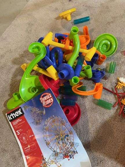 K’nex and Marble Run game