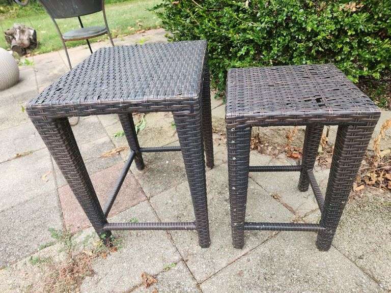 Wicker Side Tables