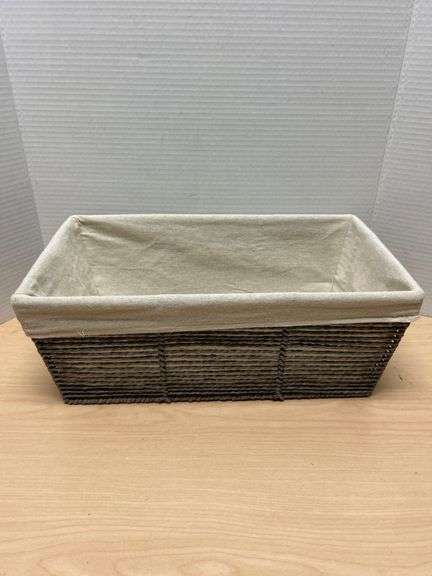 Threshold Handcrafted Storage Basket, Paper Rope, 16x9x6 Inches