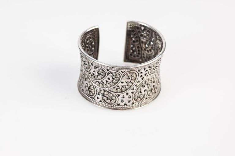 Sterling Silver Cuff Bracelet- Wow!