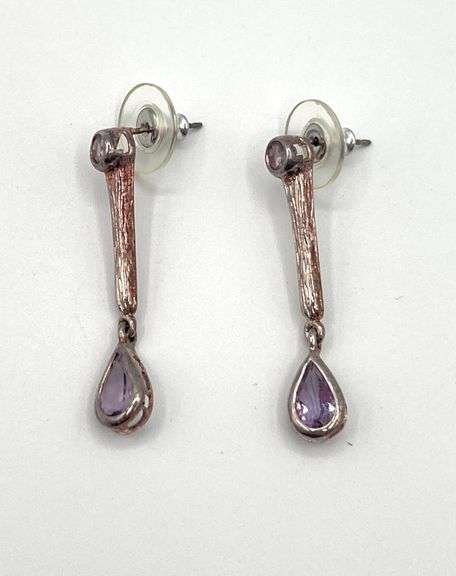 Silver Drop Earrings