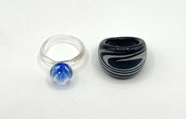 Studio Glass Rings