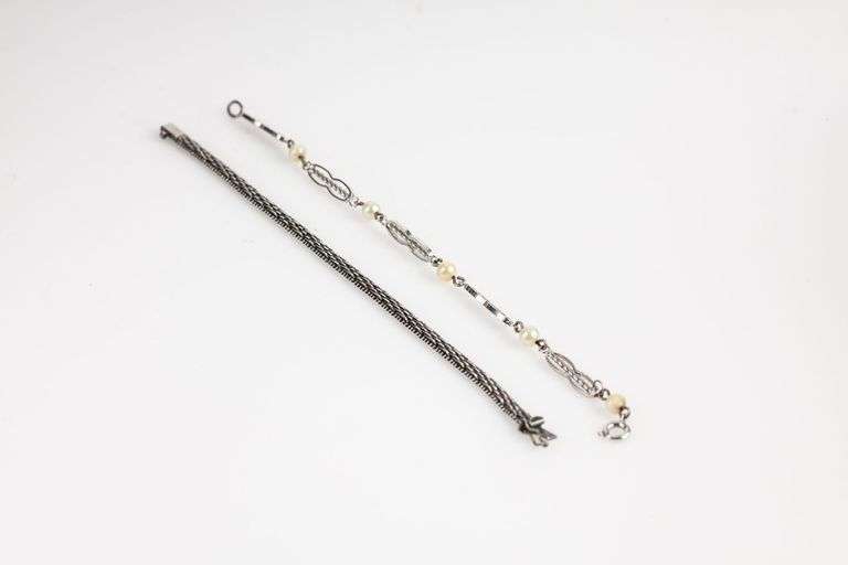 Sterling Silver Marked Tennis Bracelets
