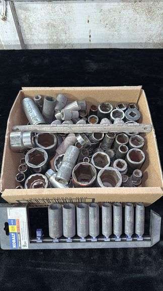 Kobalt Socket Set with Various Sizes and Extensions