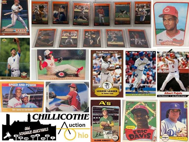 CHILLICOTHE: Ken Griffey Jr. Frank Thomas, Pete Rose, Derek Jeter, Cal Ripkin, & More