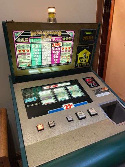 Standing Slot Machine Slot Machine Double Diamond Plus Standing Floor Machine Working ...