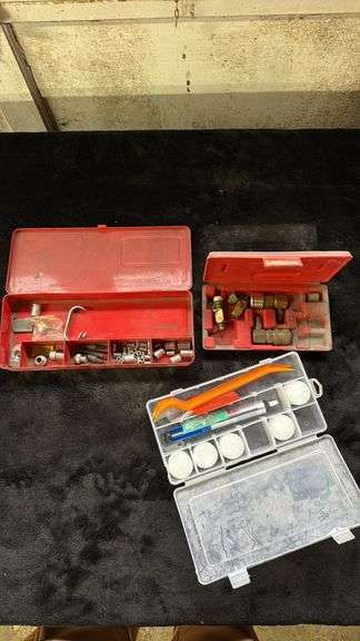 Assorted Tool Kits with Fittings and Accessories