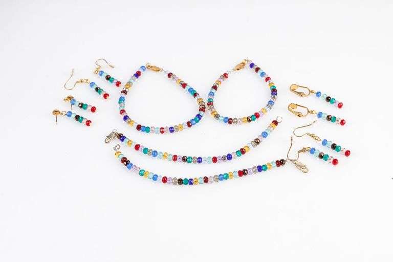 Sparkly Bracelet and Matching Earrings