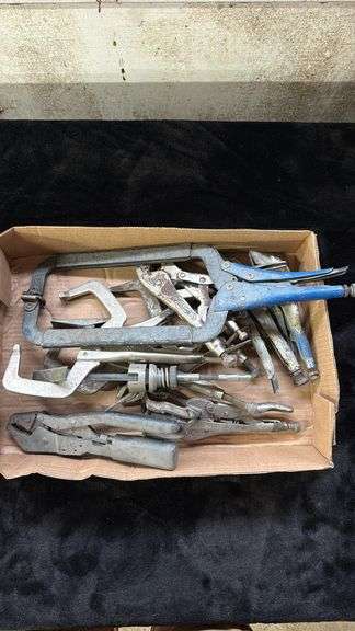 Assorted Hand Tools - Clamps and Pliers Set