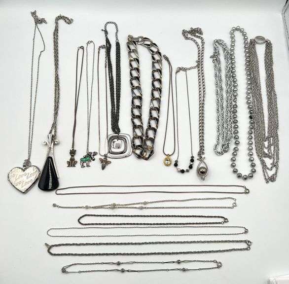 Misc. Silver Toned Necklaces