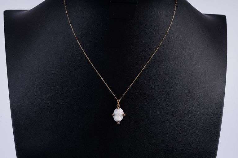 14k Necklace with 10k Pendant