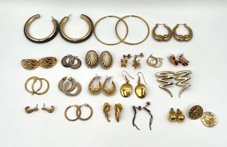 Misc. Gold Toned Earrings