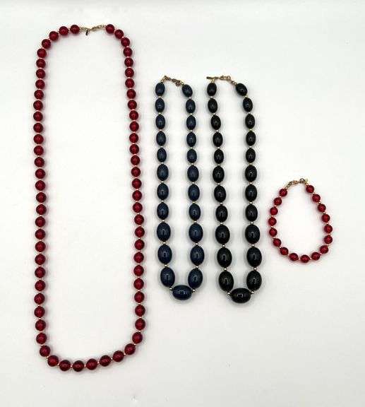Monet Beaded Necklaces & Bracelet