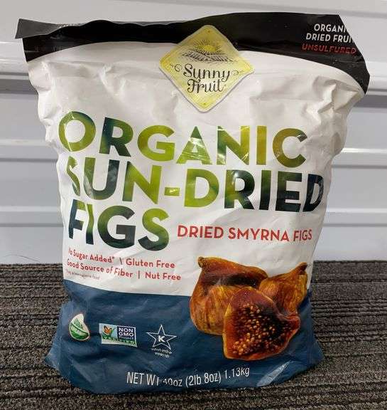 *NEW* Sunny Fruit Organic Sun-Dried Smyrna Figs, 40 Oz - Best By: 4/ ...