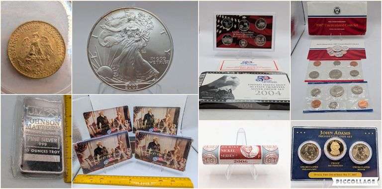 INVESTMENT GRADE COINS - SILVER AND GOLD