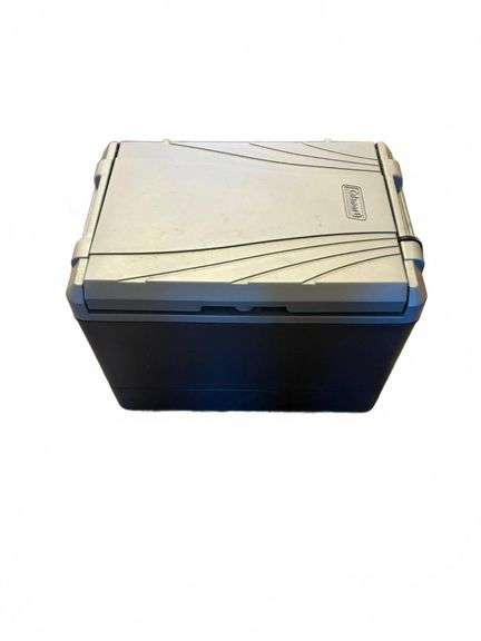 Side Panel Log In Coleman Electric Portable Cooler With Vented Side Panel and Tray ...