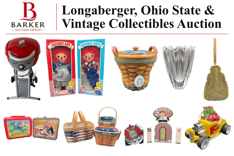 Longaberger, Ohio State & Vintage Collectibles Auction