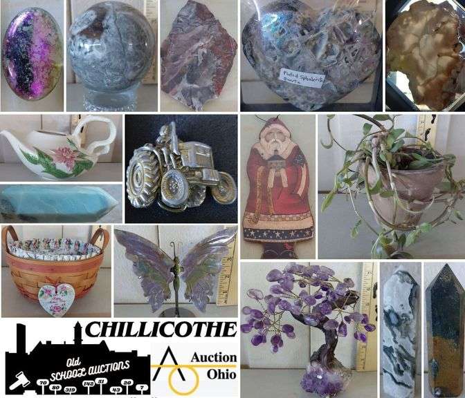 CHILLICOTHE: Polished Stones, Crystal Towers, Jewelry Succulents, Collectibles
