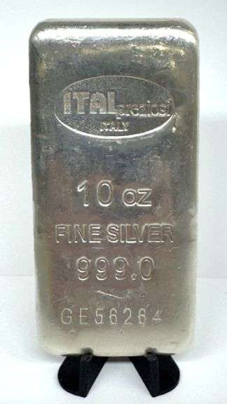 Italpreziosi 10 oz 999.0 Fine Silver Bar