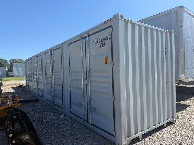 40ft Container With Rack Storage Container 40ft HQ 4 Doors - Auction Ohio