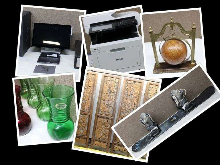 Paintings and Panels All Carved Tall and Grand! With Globes and Old Gadgets You’ll Bid With One Hand!