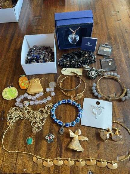 Jewelry Lot Mixed Brands Swarovski Laura Ashley