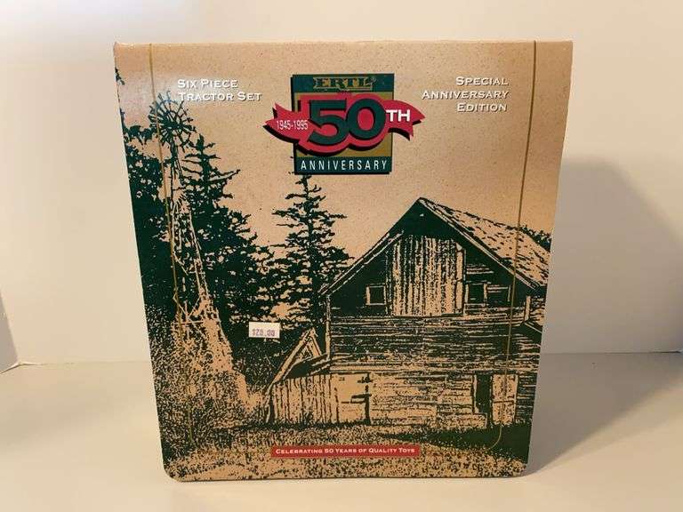 1995 ERTL 50th Anniversary 6 Pc Tractor Set