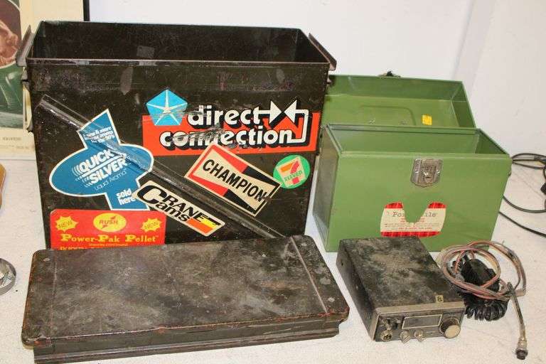 Metal Tool Boxes And Radio - Auction Ohio
