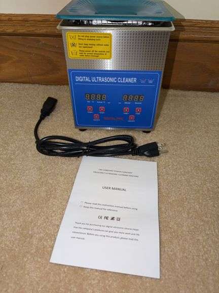 Digital Pro Ultrasonic Cleaner with Manual
