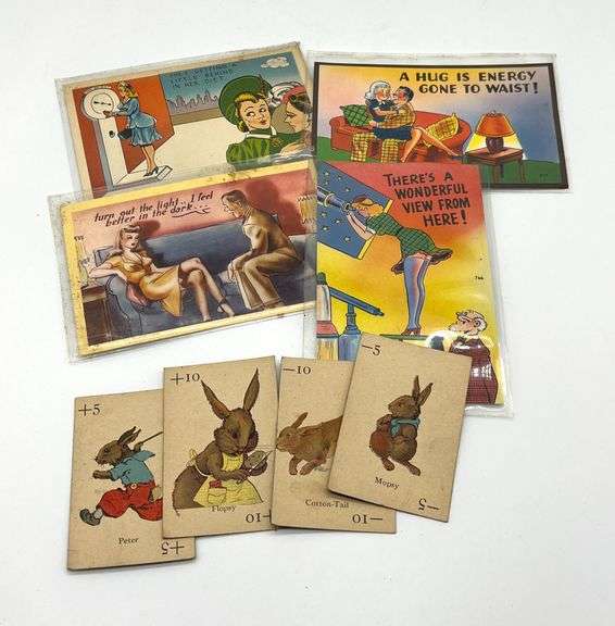 Brer Rabbit Playing Cards Vintage Postcards & Peter Rabbit Playing Cards - Auction Ohio