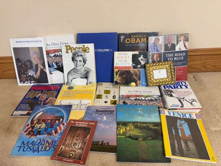 Books, Magazines, Souvenirs, and Frame Collection