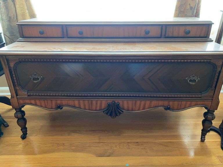 Gorgeous Vintage / Antique Low Chest w/ Four Drawers