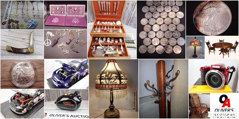 Zanesville Collectors: REM700 Rifle Sterling Lamps Harley Coins