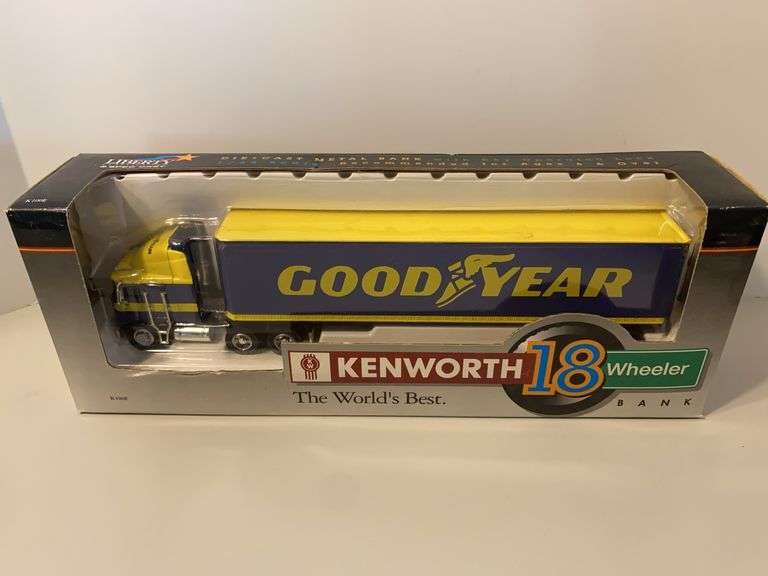 Liberty Goodyear Kenworth 18 Wheeler 1/64 Scale Bank