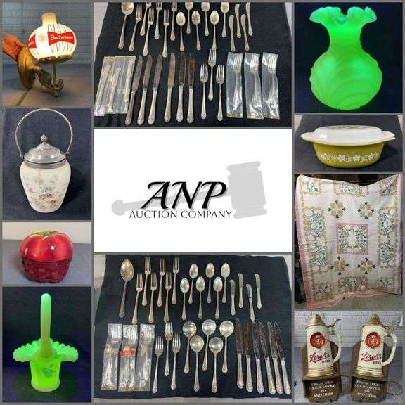 Towle Sterling Silverware Set, Vintage Bar Signs, Collectibles & More!