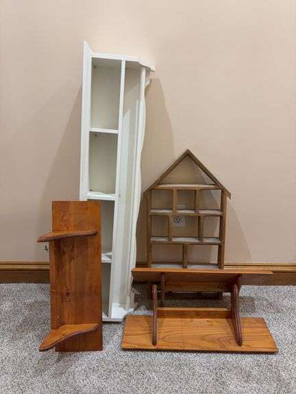 Assorted Wooden Shelving