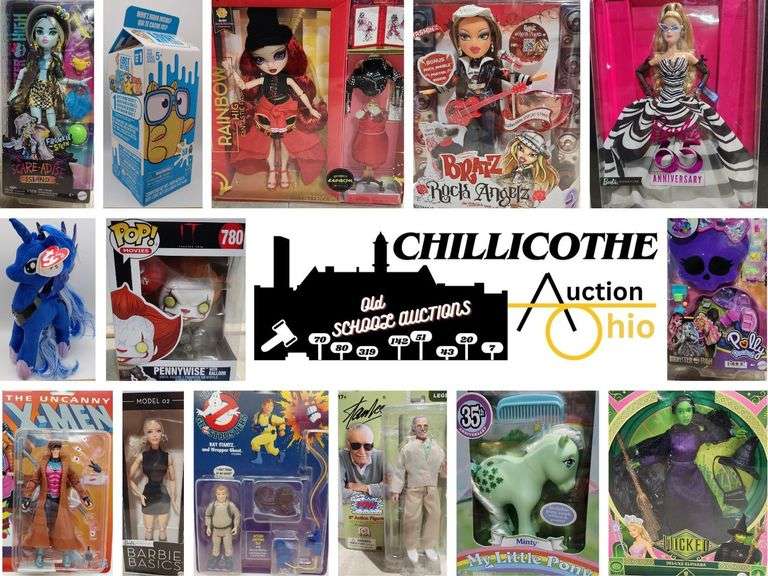 CHILLICOTHE: Mystery Figures, L.O.L. Dolls, Monster High Funko, Rainbow High, & More
