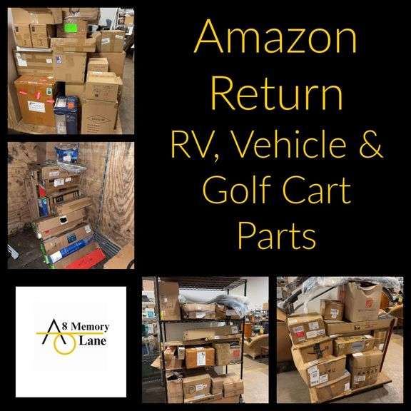 🚗📦 Massive Inventory of Return Auto, RV & Golf Cart Parts & Accessories( Round 2)